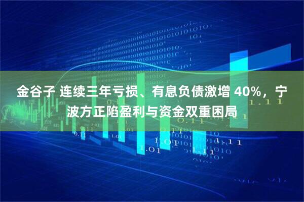 金谷子 连续三年亏损、有息负债激增 40%，宁波方正陷盈利与资金双重困局